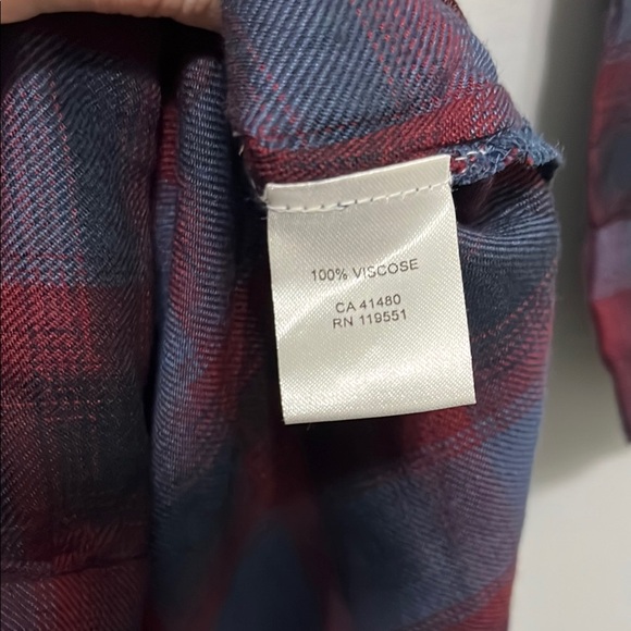 NWT Gentle Fawn Plaid Button-Up Shirt Dress - Picture 9 of 9